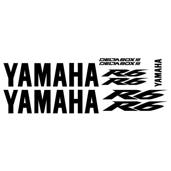 Adesivi per Auto e Moto: Kit Yamaha YZF R6 Deltabox III 2004