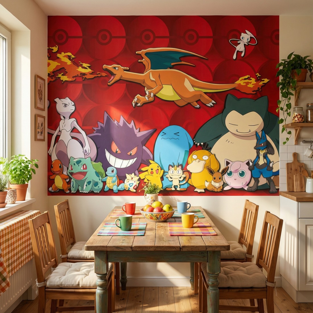 Fotomurale Pokemon in cameretta