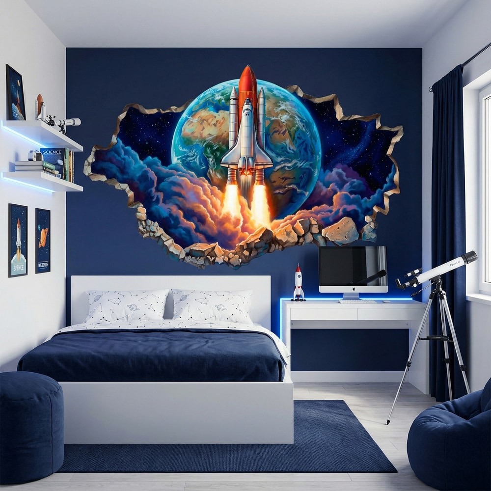 Adesivo murale spaziale