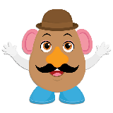 Adesivi Murali Mr. Potato